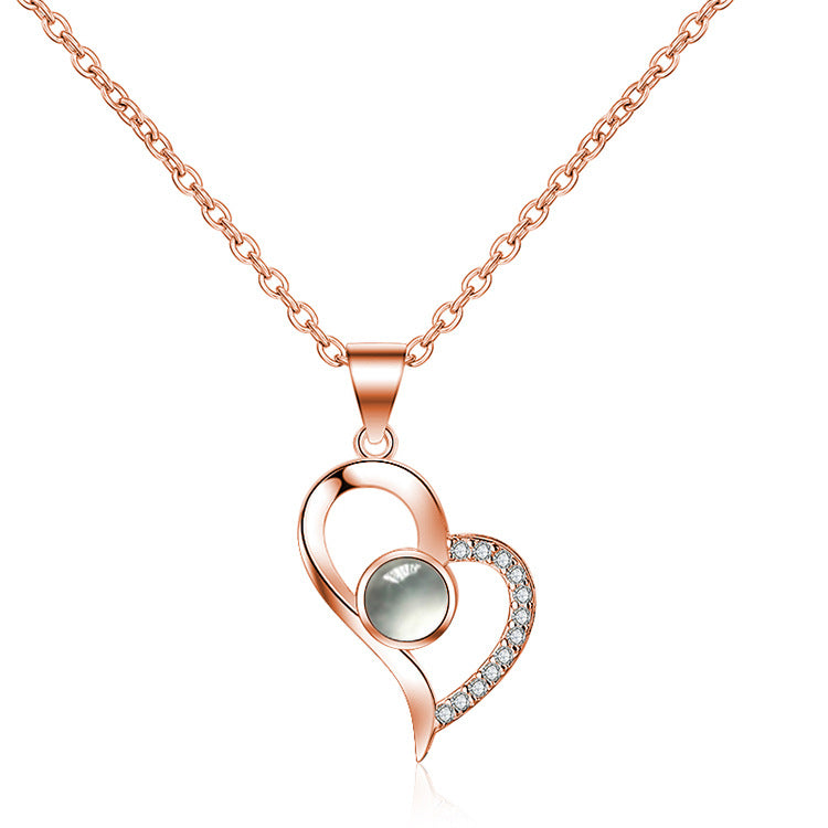 Forever In My Heart PhotoProjection Necklace